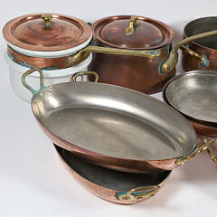 Collection of Kitchen Copperware