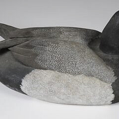 Jean Charles Berruet Carved Duck Decoy, circa 1979