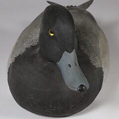 Jean Charles Berruet Carved Duck Decoy, circa 1979
