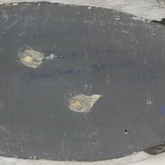 Jean Charles Berruet Carved Duck Decoy, circa 1979