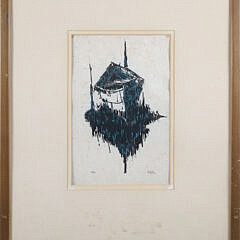 Roy Bailey Woodcut "Dory"