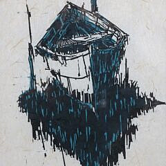 Roy Bailey Limited Edition Woodcut Print “Dory”, Edition #89/300