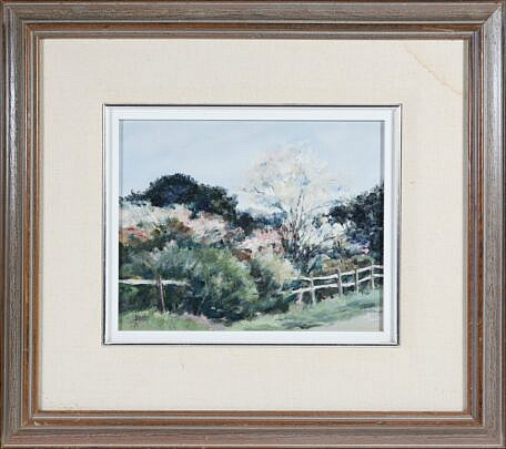 Roy Bailey (1933-2002) Oil on Masonite "Spring Bloom"