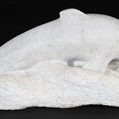Dolphin Stone Sculpture