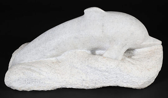 Dolphin Stone Sculpture