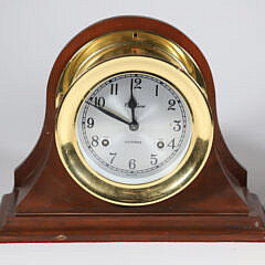 Vintage Chelsea Ship’s Bell Key Wound Clock and Other
