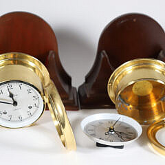 Vintage Chelsea Ship’s Bell Key Wound Clock and Other