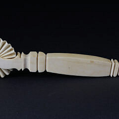 Whaleman Made Antique Whale Ivory Pie Crimper, circa 1850-1860