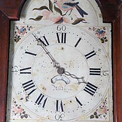 American Samuel Davies Reading Chippendale Walnut Tall Case Clock, 18th Century
