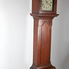 American Samuel Davies Reading Chippendale Walnut Tall Case Clock, 18th Century