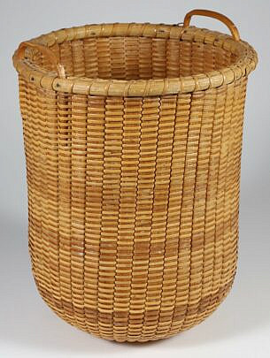 81-5427 Tall Cylindrical Nantucket Basket A_IMG_0803