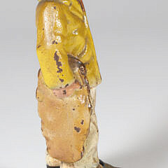 Antique Cast Iron Polychromed “Old Salt” Doorstop
