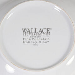 Set of Wallace “Holiday Vine” Pattern Porcelain Dinner Service