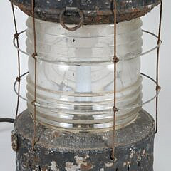 Vintage Black Painted Masthead Light
