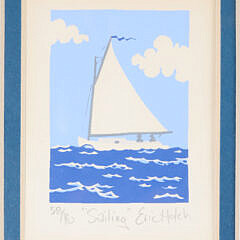 Eric Holch Miniature Sailboat Silkscreen