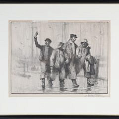 Gordon Grant (1875-1962) Etching "Four Sailors"