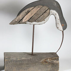 Two Vintage Curlew Sculptures