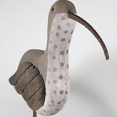 Two Vintage Curlew Sculptures