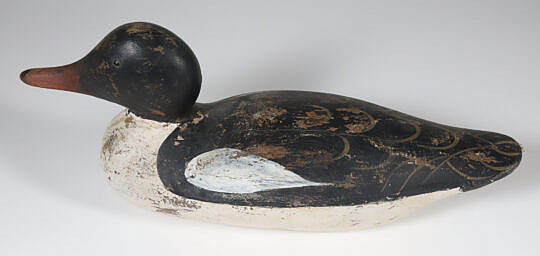 Vintage Swimming Duck Decoy