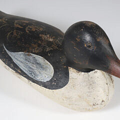 Vintage Mason Swimming Duck Decoy