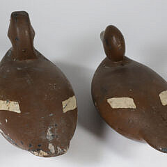 Two Hollow Body Duck Decoys