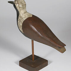 Vintage Shorebird Decoy with Glass Eyes