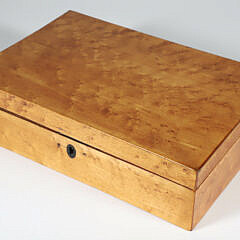 Antique Bird’s Eye Maple Lift Top Box