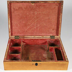 Antique Bird’s Eye Maple Lift Top Box