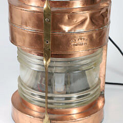H.L. Piper Brass and Copper Masthead Light