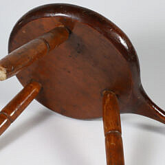 Two Antique American Milking Stools