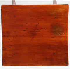 American Federal Cherry Splay Leg One Drawer Stand, 19th Century