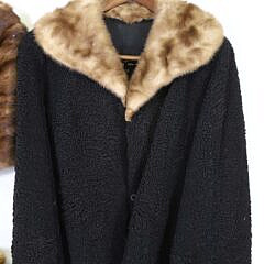 Vintage Winter Lady’s Coat, Shawl and Scarf