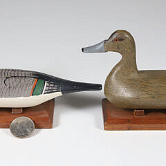42592 Pair John Carriere Hen and Drake Decoys A_IMG_5008