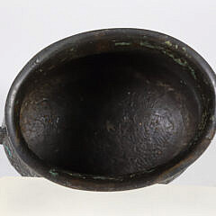 Chinese Cast Bronze Ritual Wine Vessel (HU), 19th Century