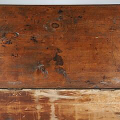 American Diminutive Pine Two Drawer Blanket Chest, 19th Century
