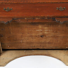 American Diminutive Pine Two Drawer Blanket Chest, 19th Century