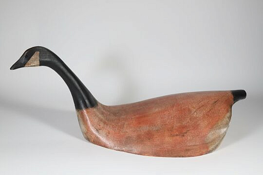 William Kautz Carved and Painted Decoy Goose