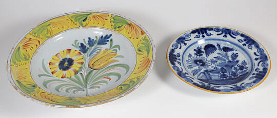 Delft Blue and White Plate, circa 1730