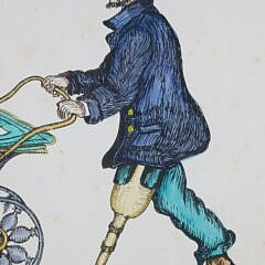 Contemporary Nautical Lithograph “Ahab and Son”