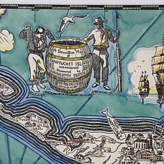 Fred Gardner Print “A Decorative Map of Nantucket Island”, circa 1933