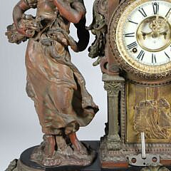 Ansonia Clock Company Figural Mantel Clock