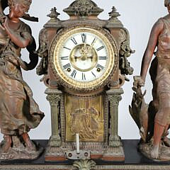 Ansonia Clock Company Figural Mantel Clock