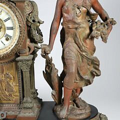 Ansonia Clock Company Figural Mantel Clock