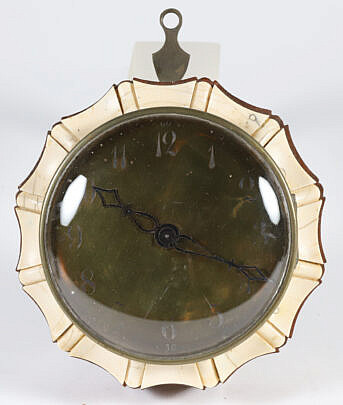 93-59 Brass + Iron Wall Clock A_ IMG_5513