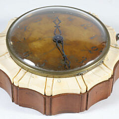 Vintage Brass and Iron Wall Clock