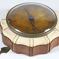 Vintage Brass and Iron Wall Clock