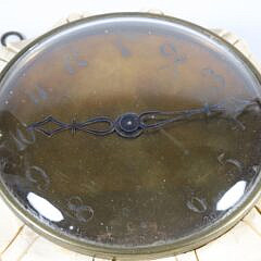 Vintage Brass and Iron Wall Clock