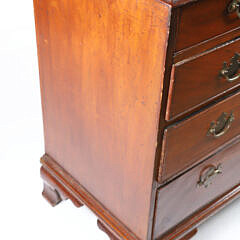 American Chippendale Two Over Three Drawer Chest, circa 1800