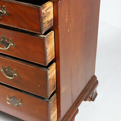 American Chippendale Two Over Three Drawer Chest, circa 1800