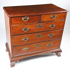 42670 Chippendale Chest of Drawers A IMG_6839
